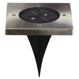 Smartwares Bodenstrahler Torino LED 12 x 13,2 cm Edelstahl IP44 Silber