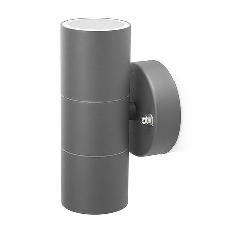 Smartwares GWL-176-HG Außenwandleuchte aus grauem Edelstahl