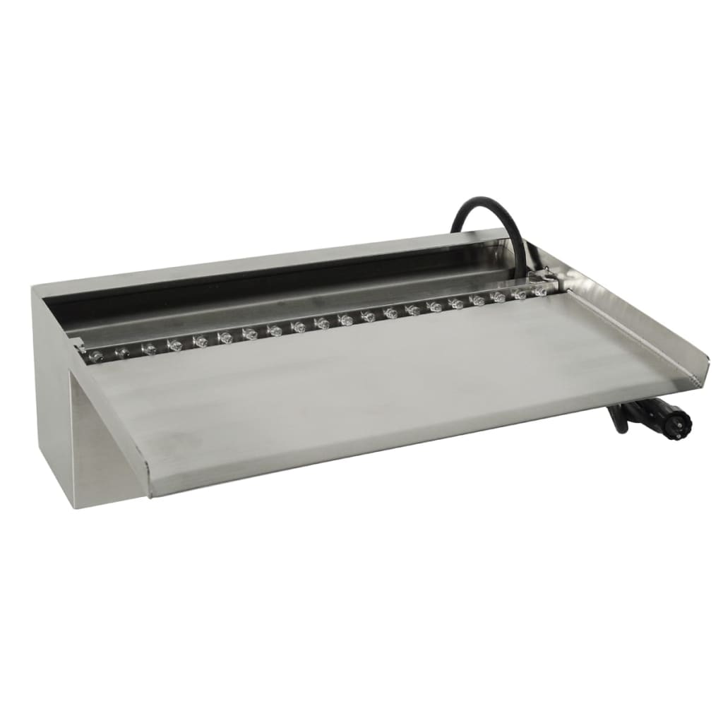Ubbink Wasserfall Niagara LED 30 cm silberfarben 1312124