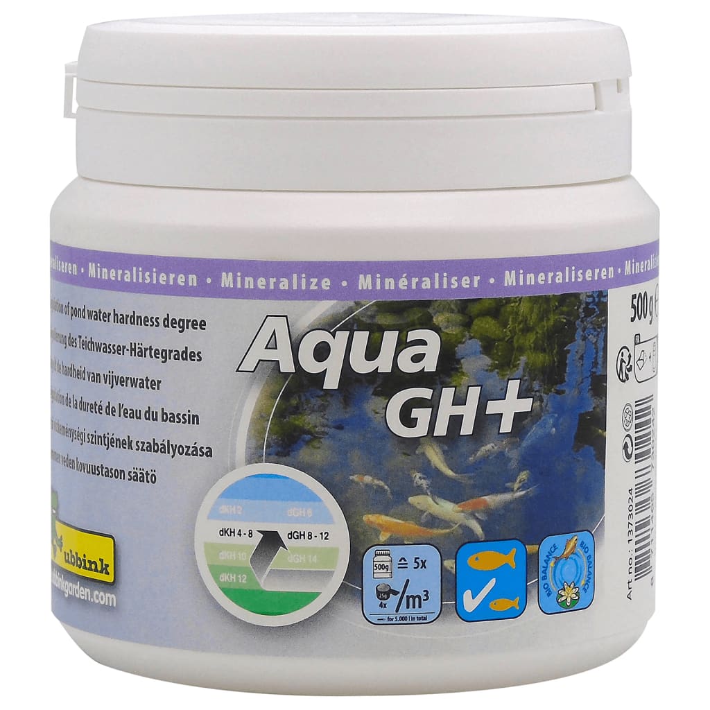 Ubbink ubbink Vijverwater Treatment Aqua GH+ 500 g for 5000 l