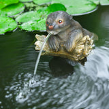 Ubbink Ubbink Floating spray figure Otter on tree trunk