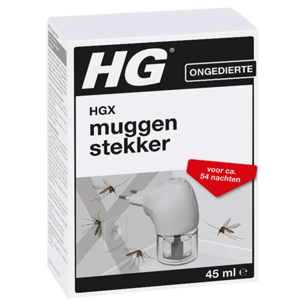 HG HG 15852N Mosquito enchufe blanco transparente