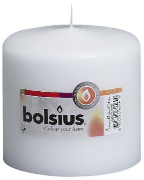 Bolsius Stumpenkerze 100 100 mm weiß