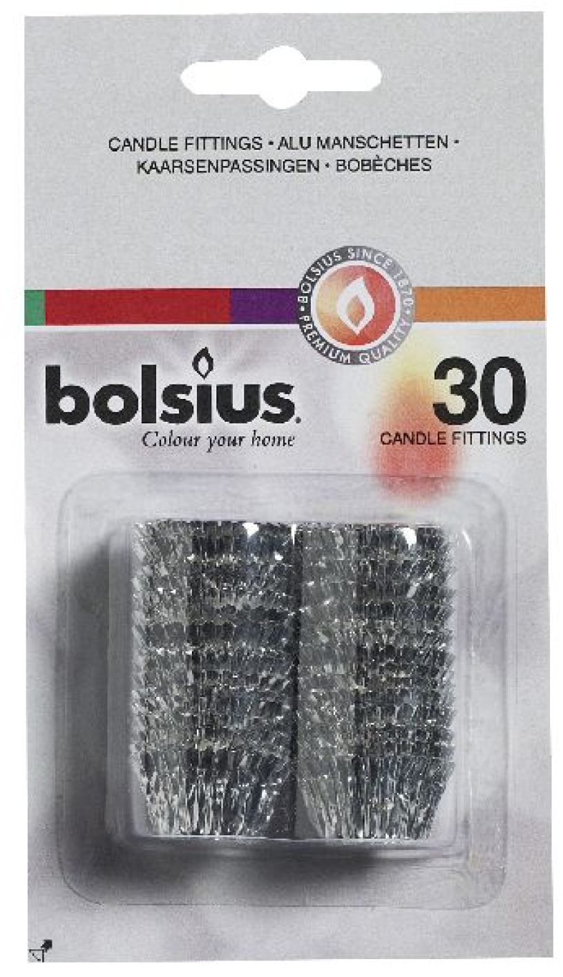 Bolsius-Kerzenzubehör-Blister mit 30 Stück