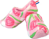 Pantoffels tulpen print. maat 25-30.