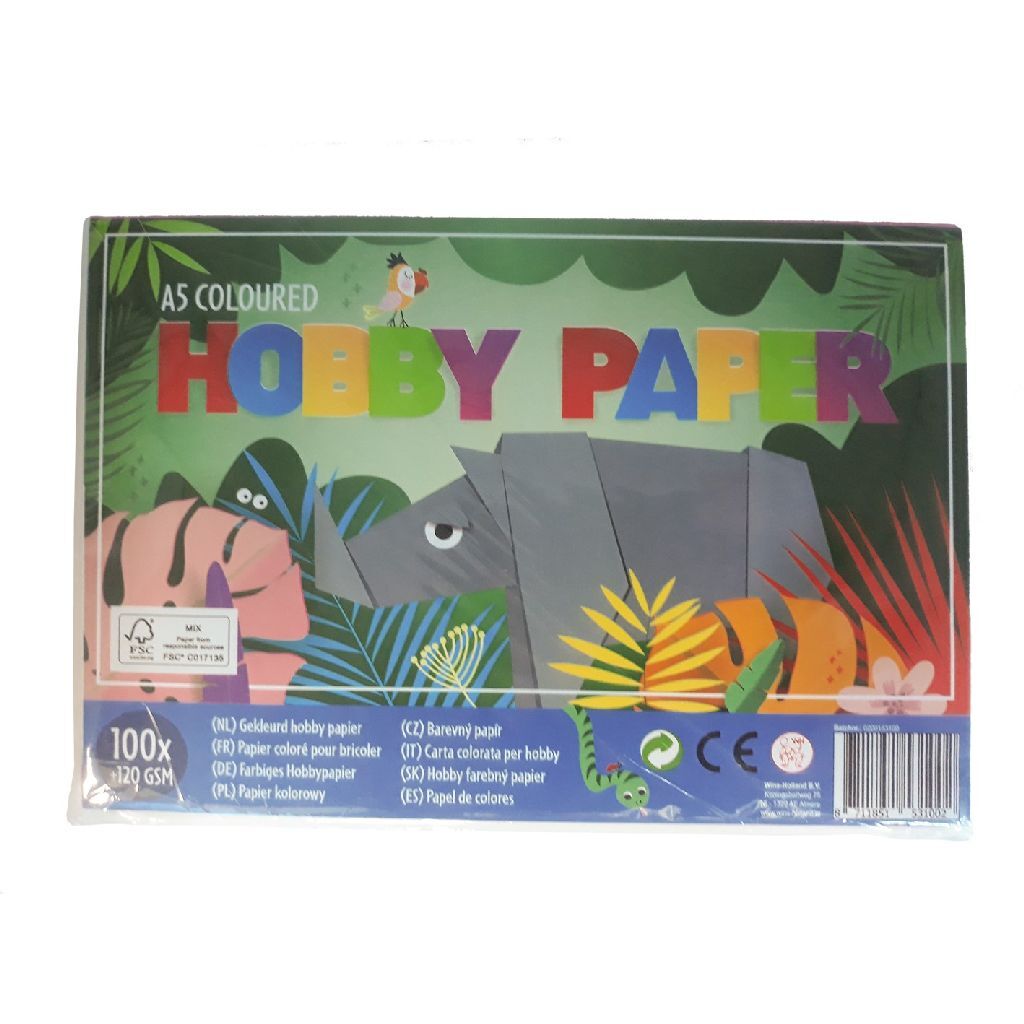 - Hobby Paper Junior A5 Papier 100 Stück