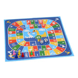 Brettspiel 2-in-1-Gänsebrett und Ludo