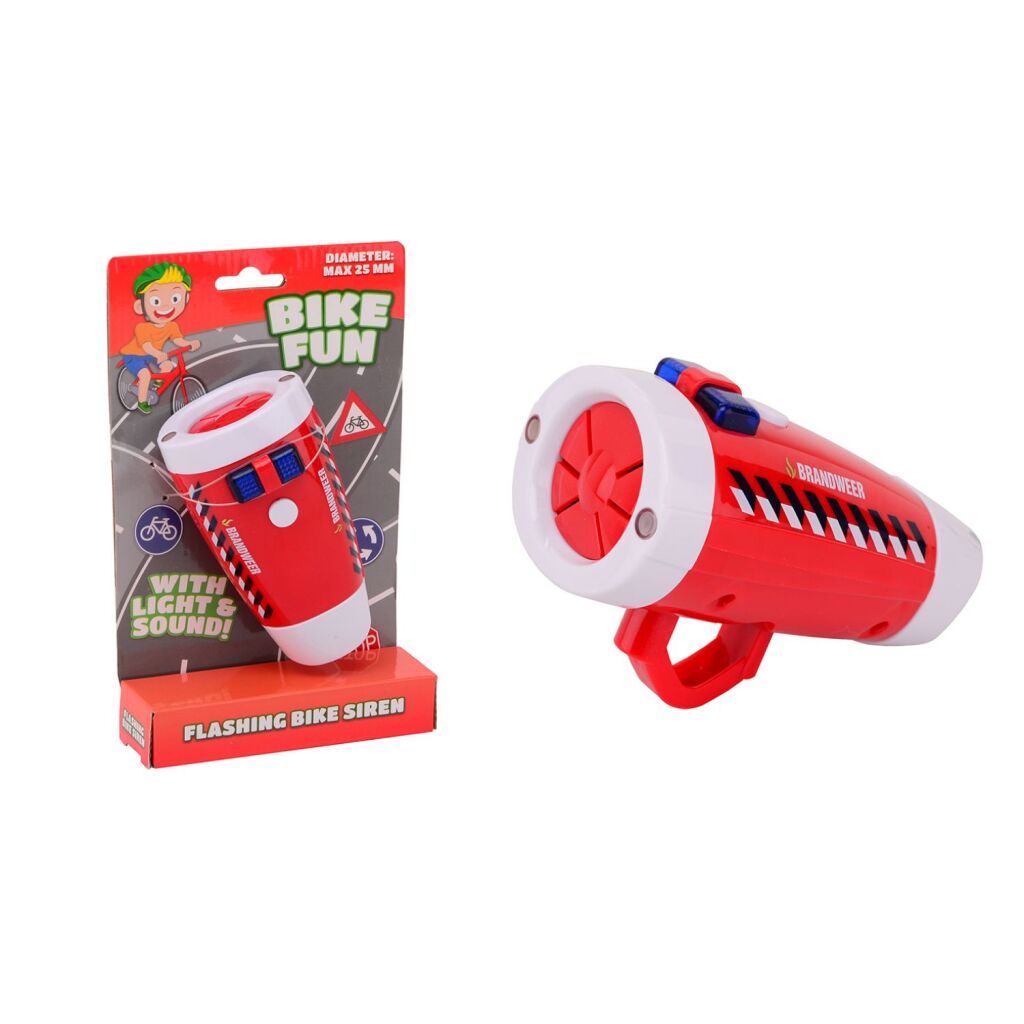 Bike Fun LED LAMP FIRE Brigade med sirene