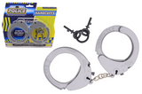 Johntoy Spielzeug-Handschellen aus Kunststoff mit Schlüssel für Kinder – Polizei