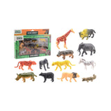 Johntoy Wildtier-Spielset 12-teilig im Karton