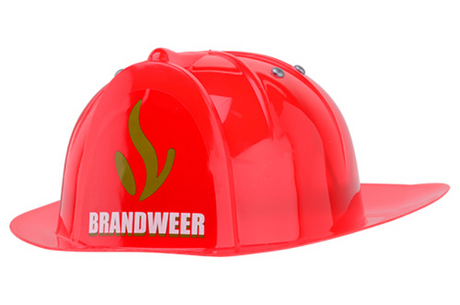 Johntoy John Spielzeug-Feuerwehrhelm – rot