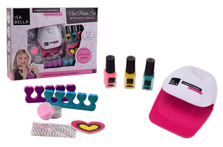 Johntoy Isabella Nagellack-Set mit Nageltrockner