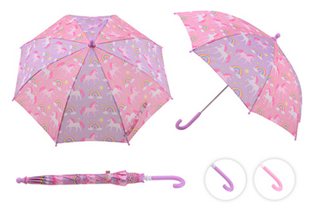 Johntoy Regenschirm Einhorn Regenbogen