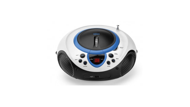 Lenco SCD38 Portable CD Player USB Blue