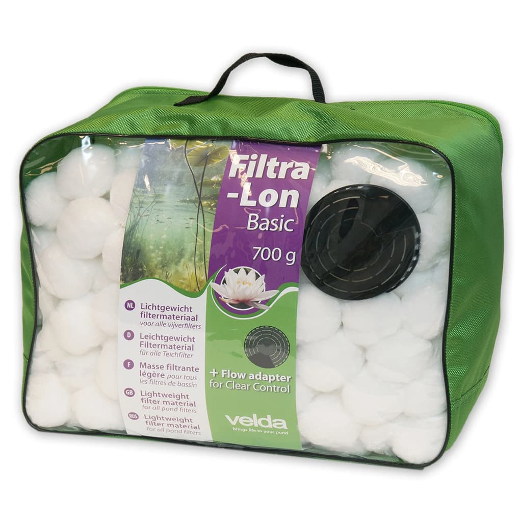 Velda velda vijverfilter matériau filtra-lon basic 700 g blanc