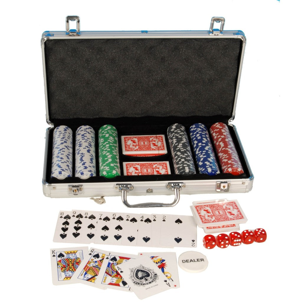 Basic poker set in aluminium koffer