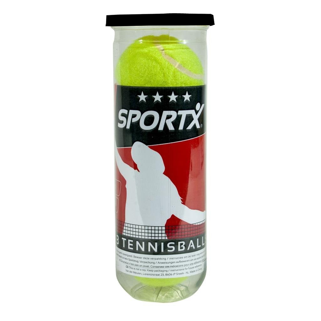 Sportx Tennis Balls in Tube, 3 °.