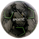 Sportx voetbal grey black 330-350gr