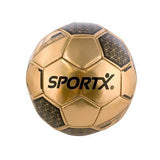 Sportx mini voetbal gold metallic 2ass 160-180gr.