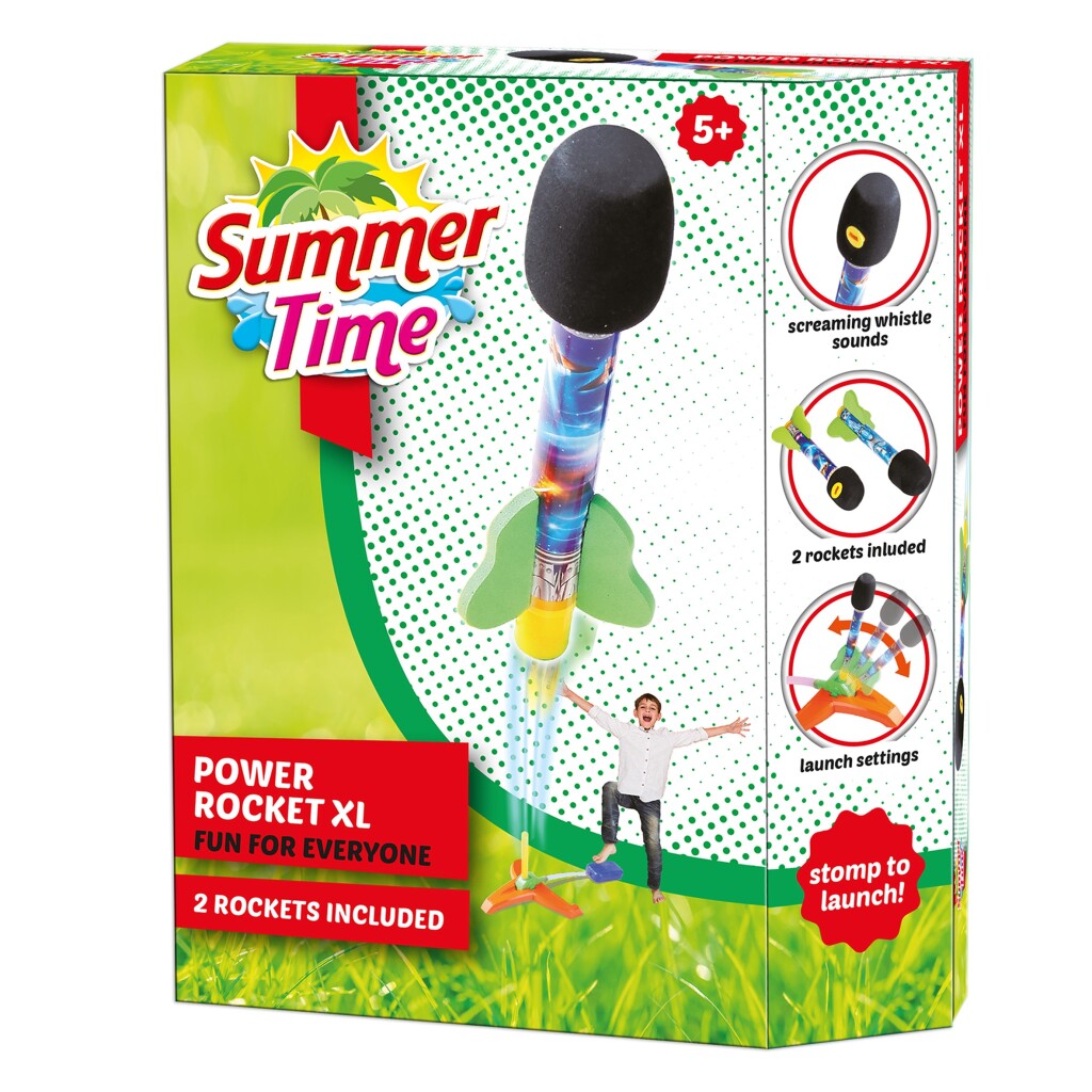 Summertime Power Rocket XL med 2 raketer + ljud