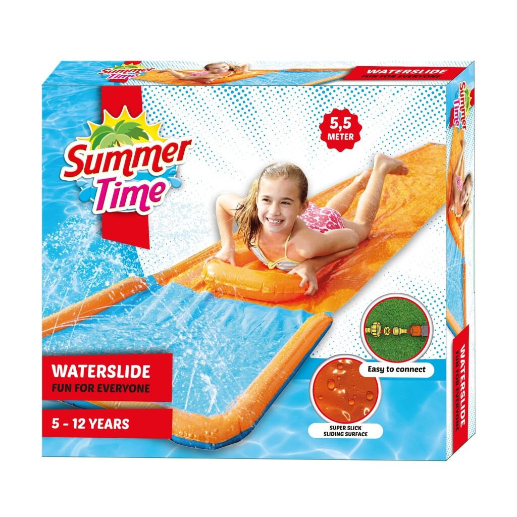 Summertime summertime waterslide 550x80 cm oranje