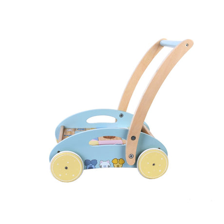Rubo Toys Woezel und Pip Holzblockwagen 27x35x36 cm