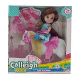 Mini caballo básico de Calleigh con pop + accesorios