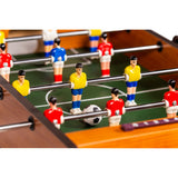 Einfacher Fußballtisch aus Holz, 51 x 31 x 10 cm