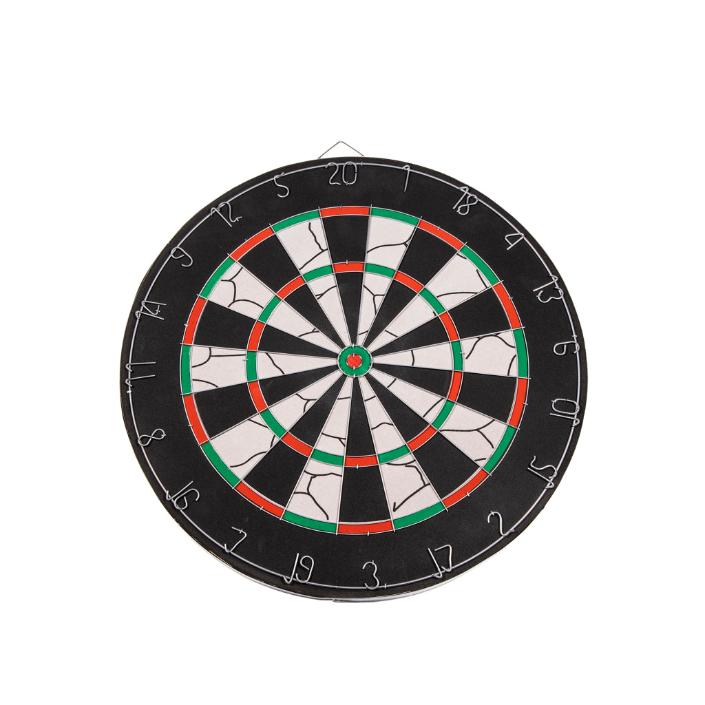 Sportx Dartbord floptéiert mat 6 Darts