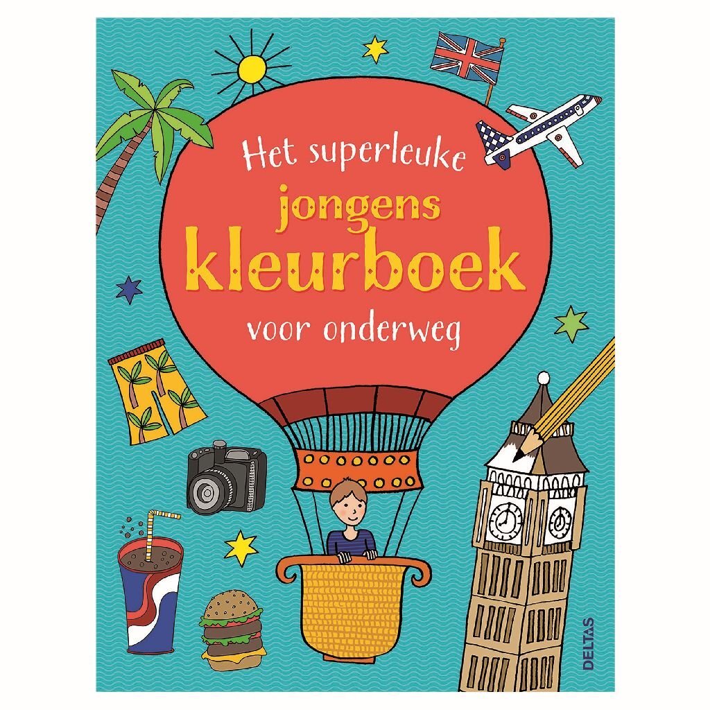 Deltas het superleuke kleurboek voor onderweg