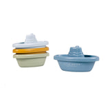 Little Dutch 4 Badeboote-Set blau