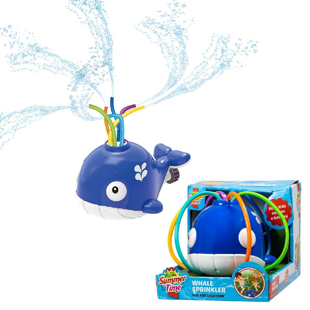 Summertime whale sprinkler