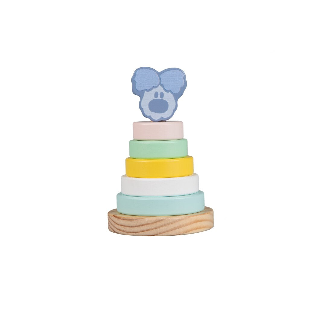 Rubo Toys Woezel und Pip Woezel Baby-Stapelturm, 7-teilig.