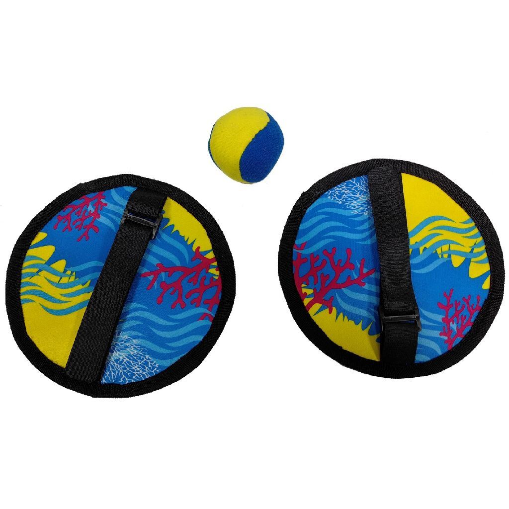 Summertime Soft Catch Ball Set Blue Yellow