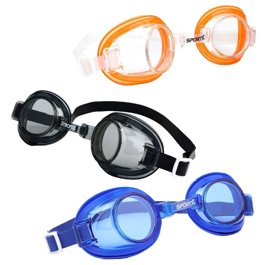 Sportx junior zwembril 2 sterren assorti