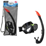 Sportx Erwuessener Snorkel Set 5 Star schwaarz