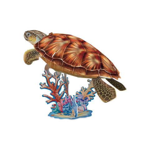 Kubisches lustiges National Geographic 3D-Puzzle Meeresschildkröte, 31 Teile