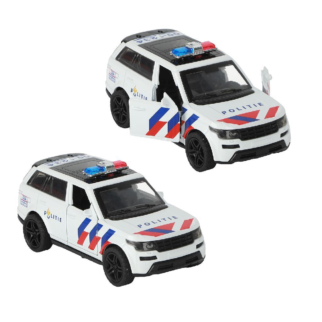 112 112 POLIZIONE PULL-Back SUV 1:36 + Luce e suono