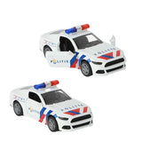 112 112 PULL-BACK Police Sports car 1:36 + Light and sound