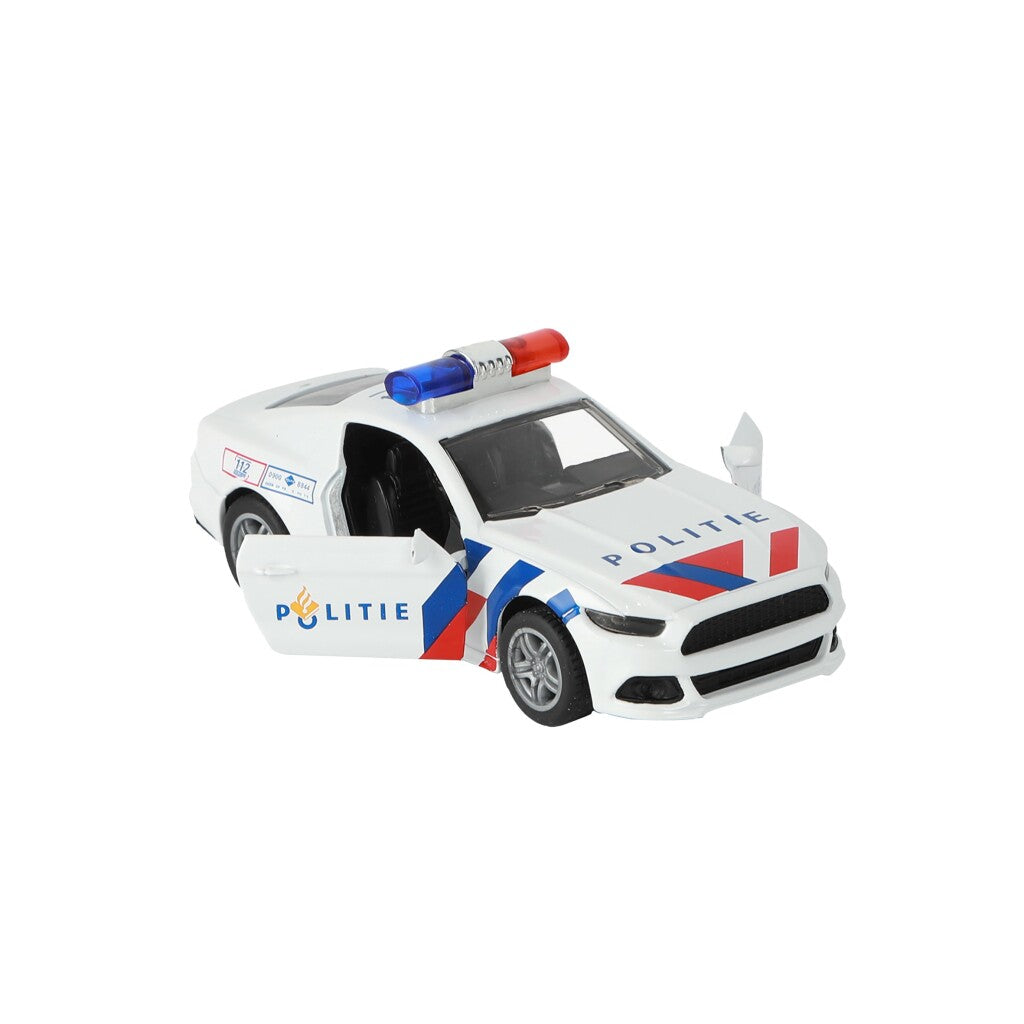 112 112 PULL-BACK Police Sports car 1:36 + Light and sound