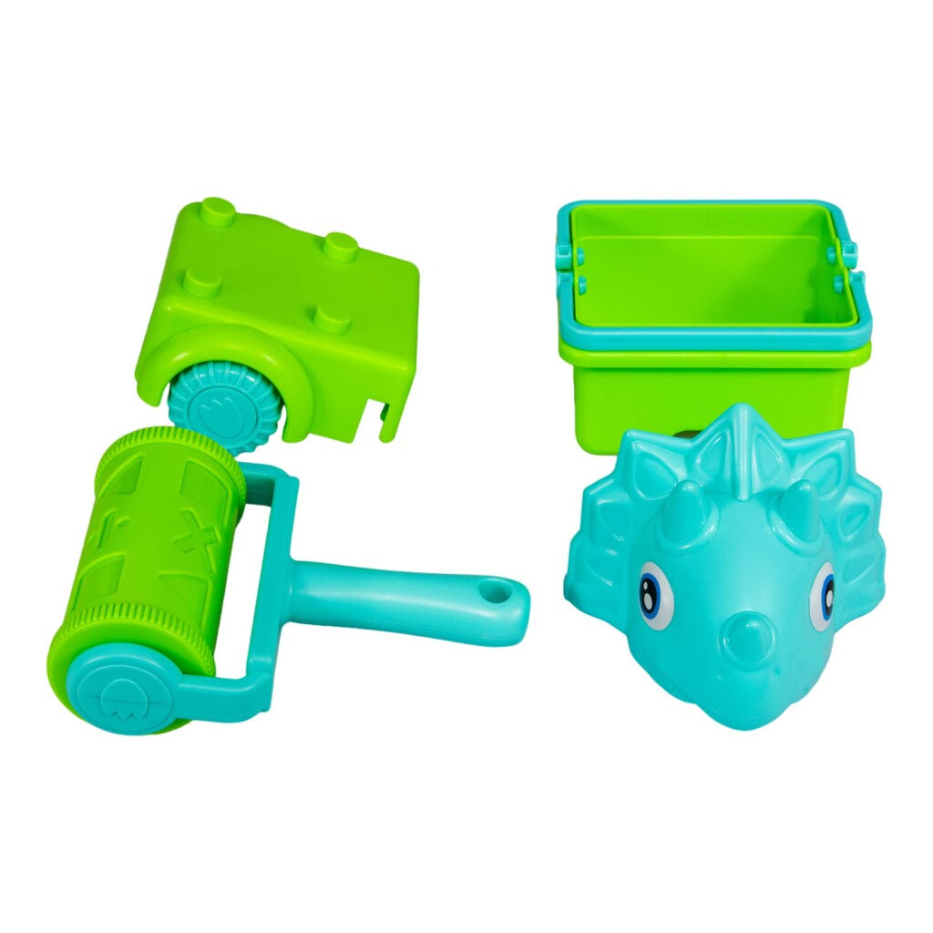 Sommerliches Dino-Sand-Set 4in1 in verschiedenen Farben