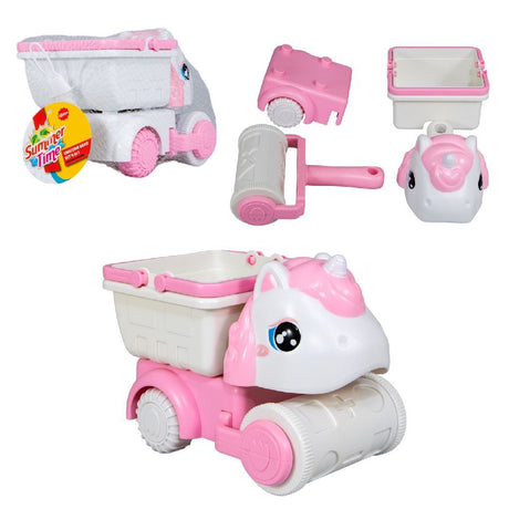 Sommerliches Einhorn-Sandset 4in1 in verschiedenen Farben