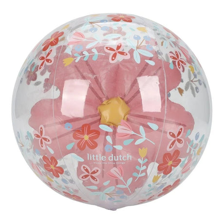 Little Dutch Pink Flowers Strandball 3D-Figur, 35 cm