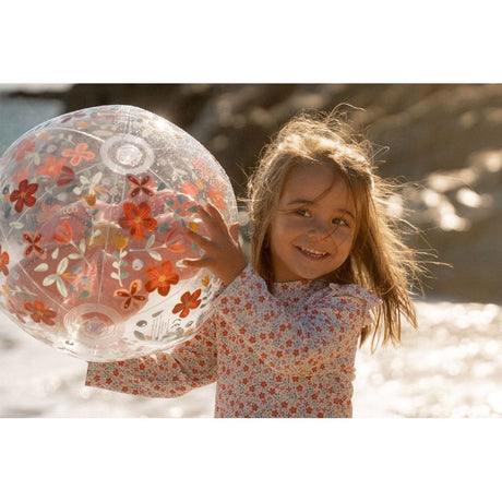 Little Dutch Pink Flowers Strandball 3D-Figur, 35 cm