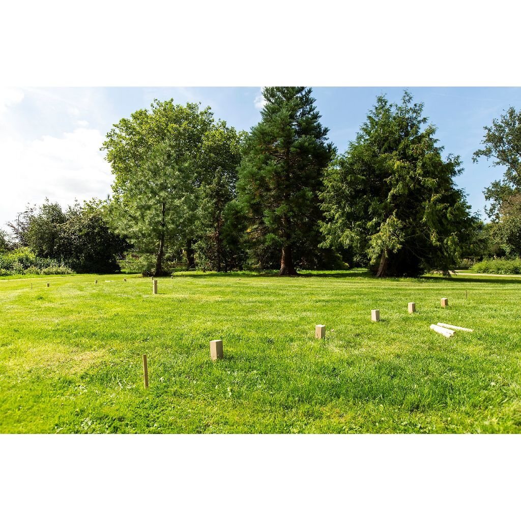 Outdoor-Spiel Kubb Holzwurfspiel FSC mit Tragetasche