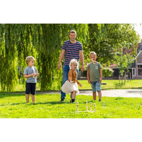 Outdoor-Spielring-Wurfspiel-Tragetasche FSC, 5-tlg.
