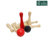 Outdoor-Spielgarten-Bowling-Holz
