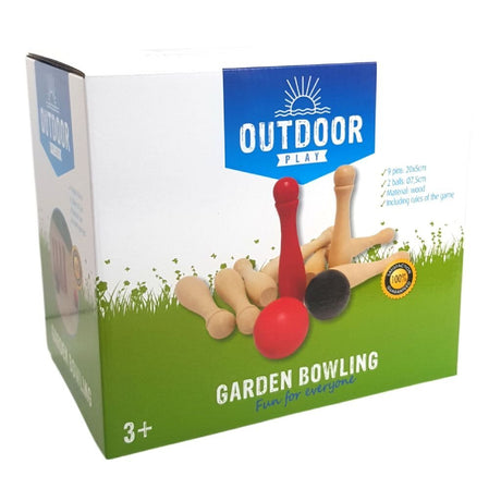 Outdoor-Spielgarten-Bowling-Holz