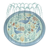 Little dutch ocean world sprinklermat 150 cm blauw