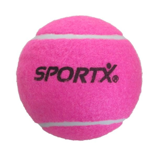 Sportx jumbo tennisbal l roze, 13cm